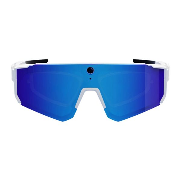Colmi V06 AI fehér sportnapszemüveg (kék lencsékkel) (V06 WHITE/BLUE)